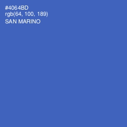 #4064BD - San Marino Color Image